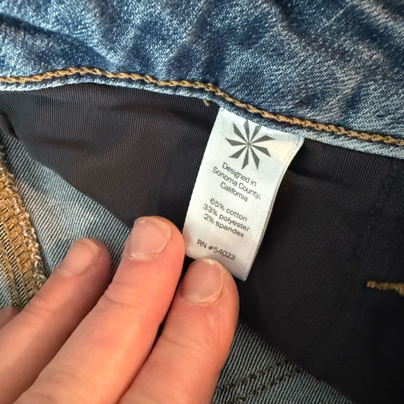 Athleta SCULPTEK™ SKINNY JEAN AZURE WASH Size 6. - Picture 6 of 8